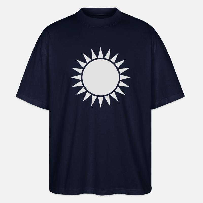 sonne weiss - Stanley/Stella Oversized Unisex Bio T-Shirt Blaster 2.0 - Navy