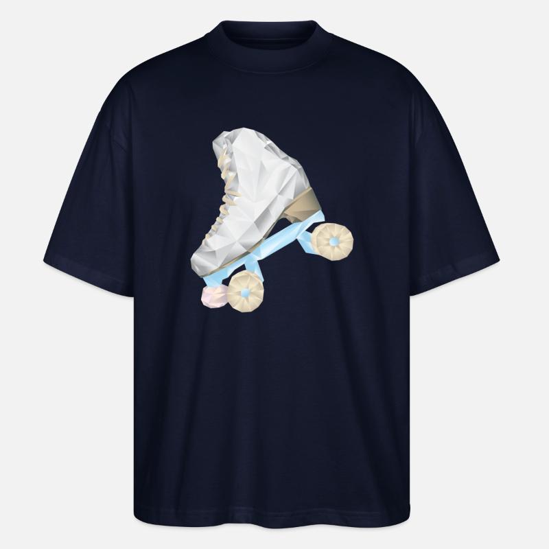 patin a roulette roller - T-shirt bio Blaster 2.0 coupe oversize Stanley/Stella Unisexe - marine