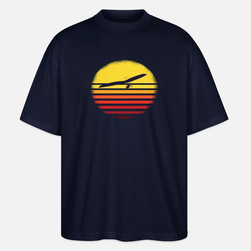Deltaplane Deltaplane Deltaplane Deltaplane - T-shirt bio Blaster 2.0 coupe oversize Stanley/Stella Unisexe - marine