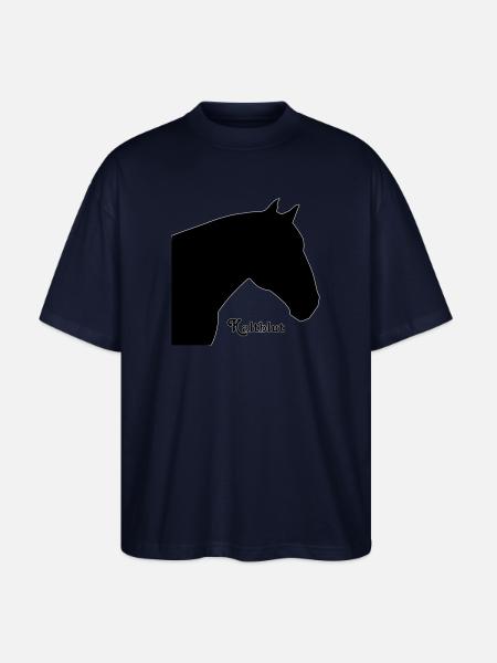 Kaltblut schwarz - Stanley/Stella Oversized Unisex Bio T-Shirt Blaster 2.0 - Navy