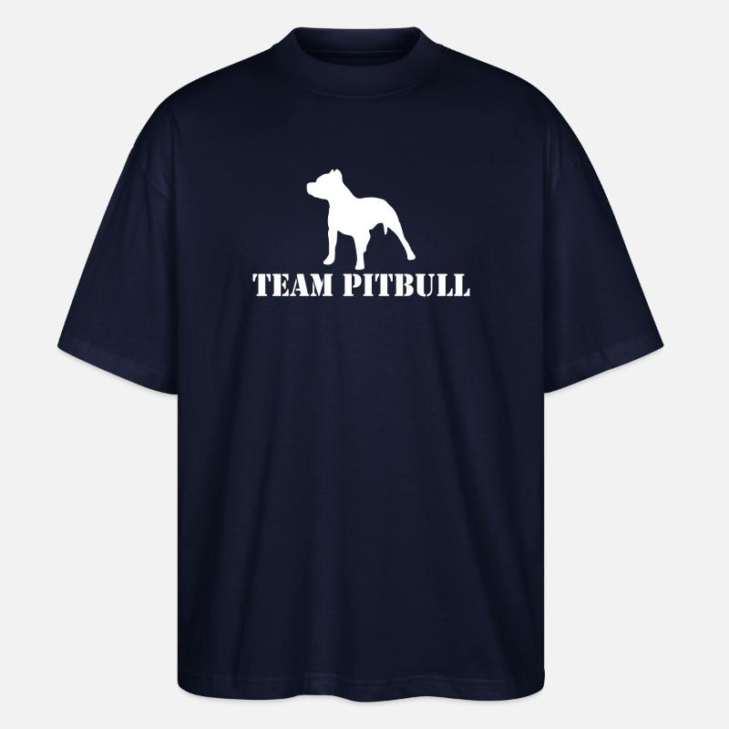team pitbull - Stanley/Stella Oversized Unisex Bio T-Shirt Blaster 2.0 - Navy