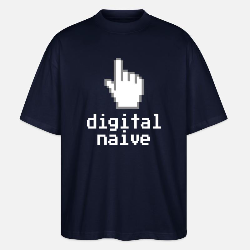 Digital naive - Stanley/Stella Oversized Unisex Bio T-Shirt Blaster 2.0 - Navy