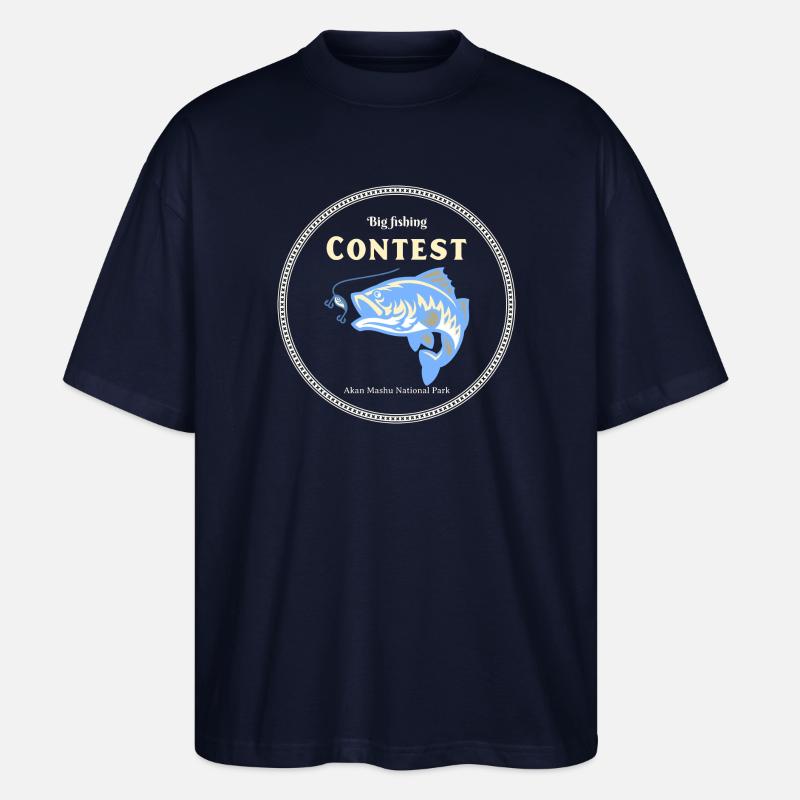 Fishing Contest - Stanley/Stella Oversized Unisex Bio T-Shirt Blaster 2.0 - Navy