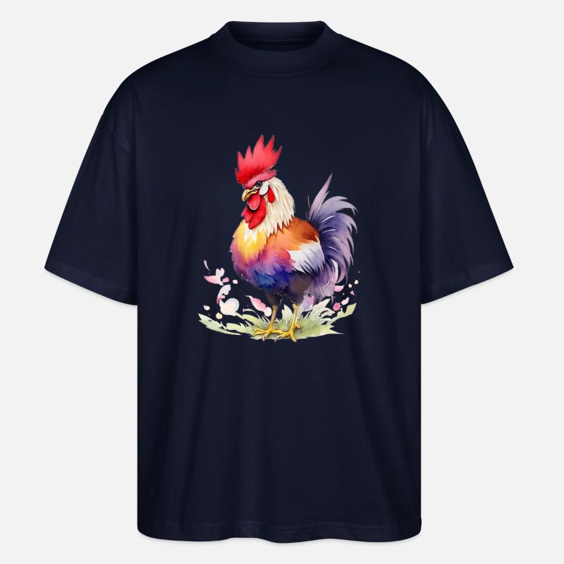 Stolzer Hahn - Stanley/Stella Oversized Unisex Bio T-Shirt Blaster 2.0 - Navy