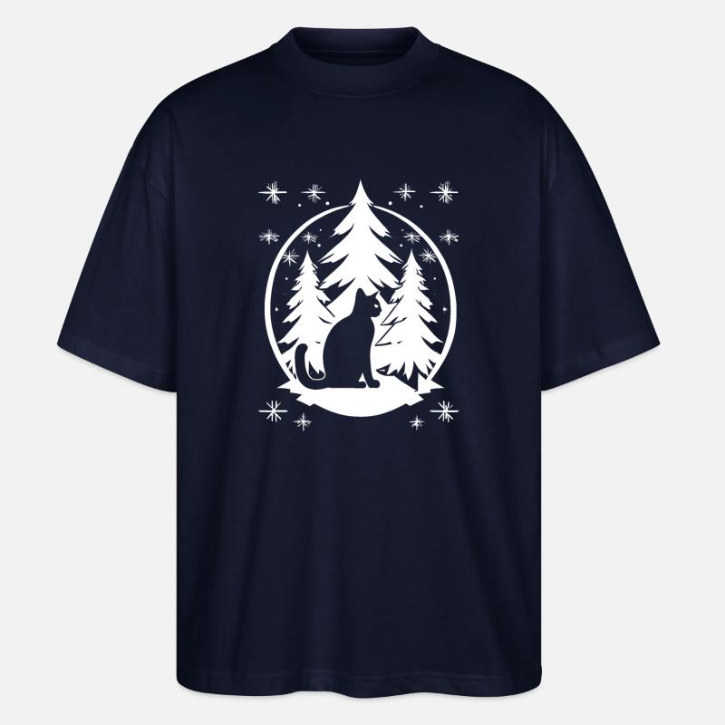 Kätzchen - Stanley/Stella Oversized Unisex Bio T-Shirt Blaster 2.0 - Navy
