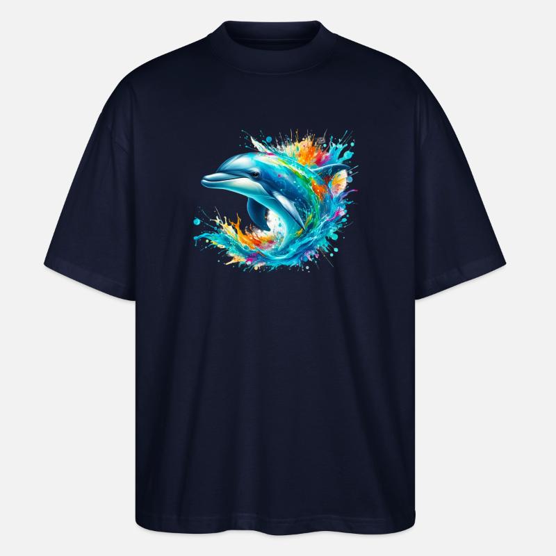 Dauphin - T-shirt bio Blaster 2.0 coupe oversize Stanley/Stella Unisexe - marine
