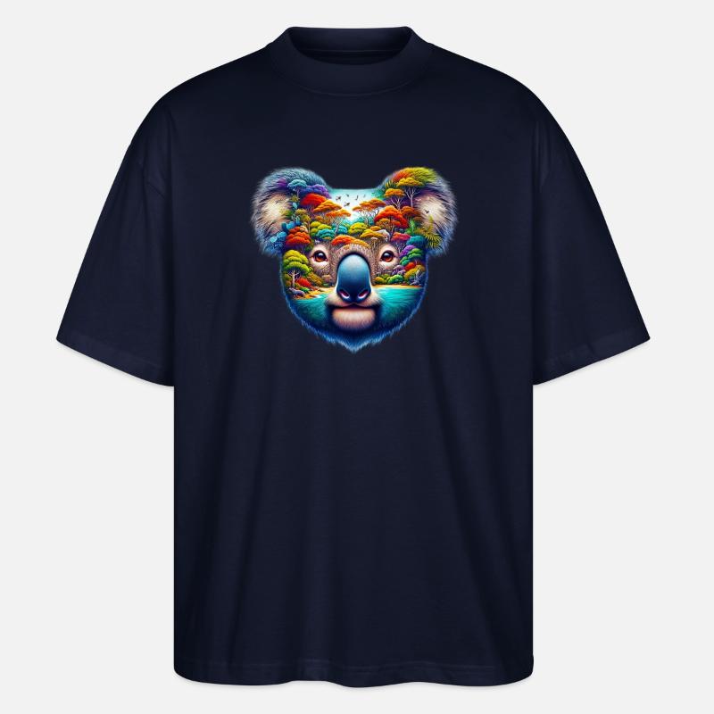 Koala - T-shirt bio Blaster 2.0 coupe oversize Stanley/Stella Unisexe - marine