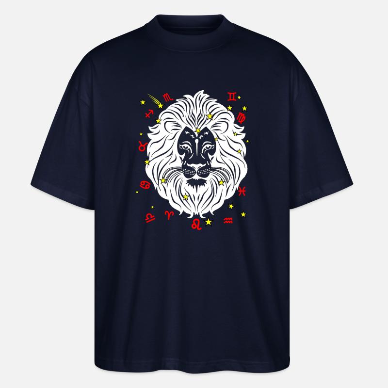 Couleur du lion - T-shirt bio Blaster 2.0 coupe oversize Stanley/Stella Unisexe - marine