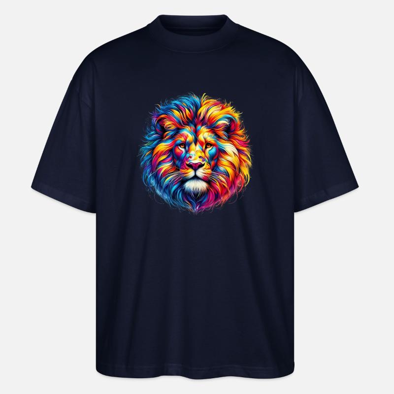 Löwe - Stanley/Stella Oversized Unisex Bio T-Shirt Blaster 2.0 - Navy
