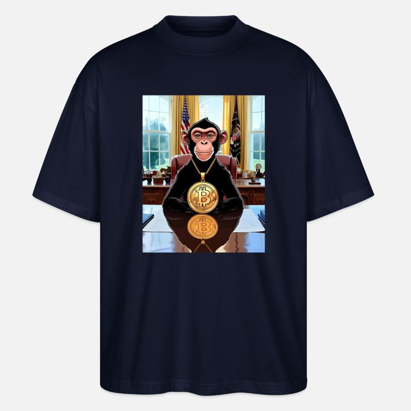 JensJensen - Stanley/Stella Oversized Unisex Bio T-Shirt Blaster 2.0 - Navy