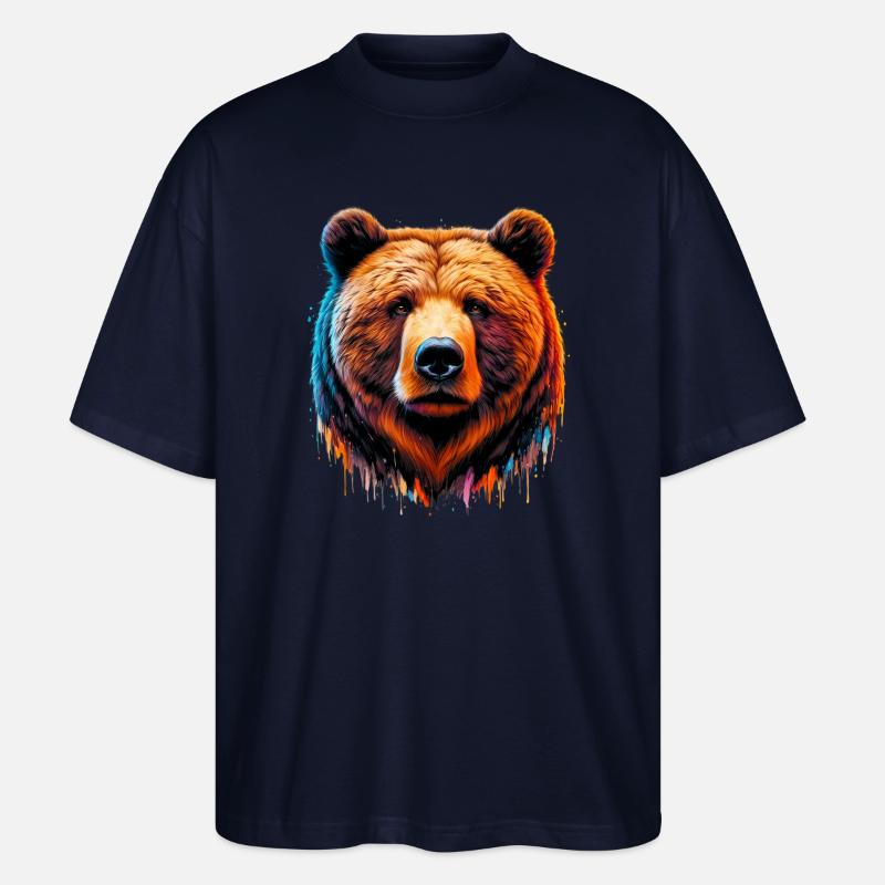 Bär - Stanley/Stella Oversized Unisex Bio T-Shirt Blaster 2.0 - Navy
