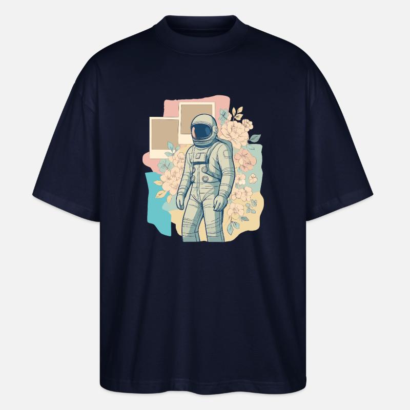 Cosmic Nostalgia - Stanley/Stella Oversized Unisex Bio T-Shirt Blaster 2.0 - Navy
