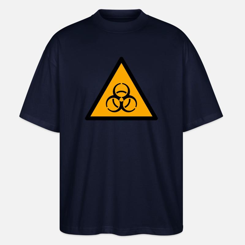 Biohazard - Stanley/Stella Oversized Unisex Bio T-Shirt Blaster 2.0 - Navy