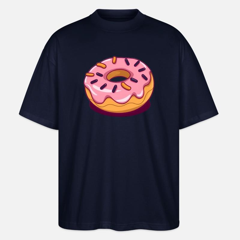 Cuisson de donuts - T-shirt bio Blaster 2.0 coupe oversize Stanley/Stella Unisexe - marine