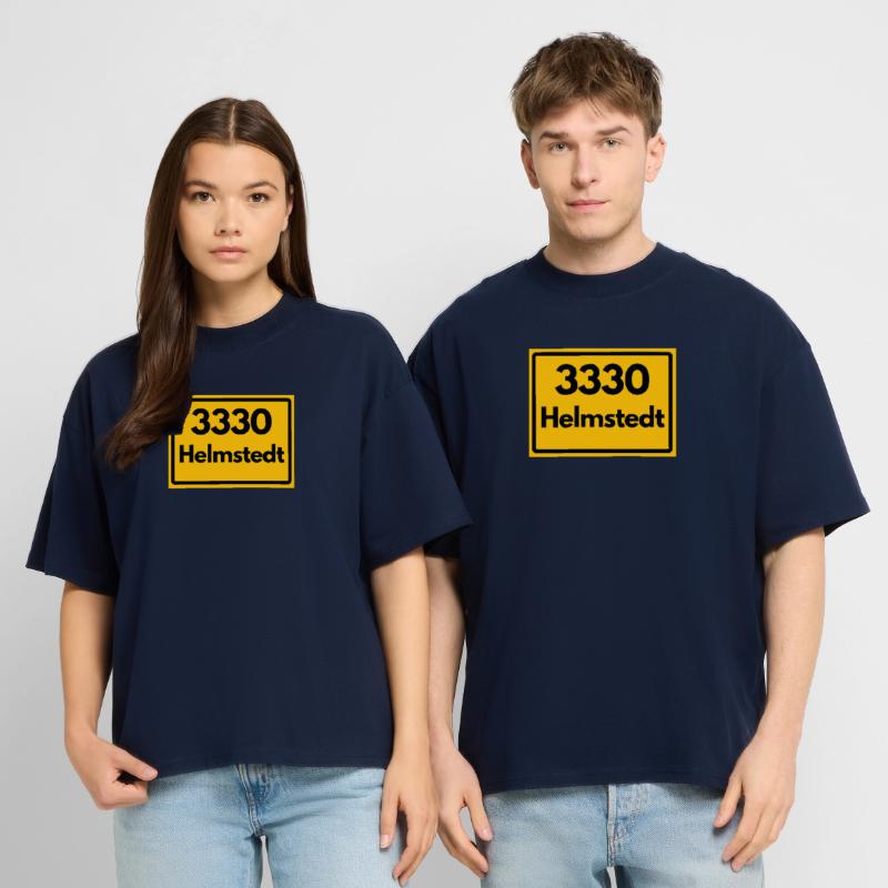 OLD POSTCODE ZIP CODE RETRO 3330 HELMSTEDT JULEUM! Stanley/Stella Oversized Unisex Organic T-shirt Blaster 2.0