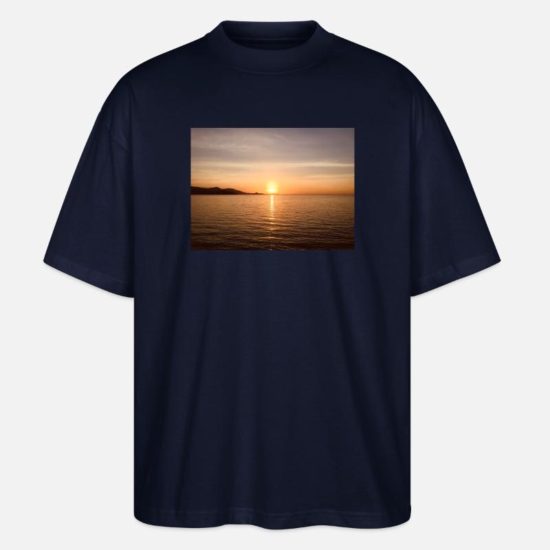 SUNSET - Stanley/Stella Oversized Unisex Bio T-Shirt Blaster 2.0 - Navy