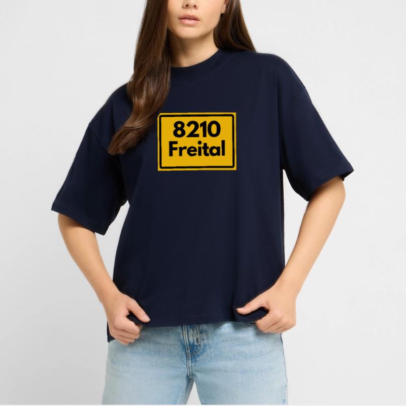 OLD POSTCODE POSTCODE 8210 FREITAL SAXONY Stanley/Stella Oversized Unisex Organic T-shirt Blaster 2.0