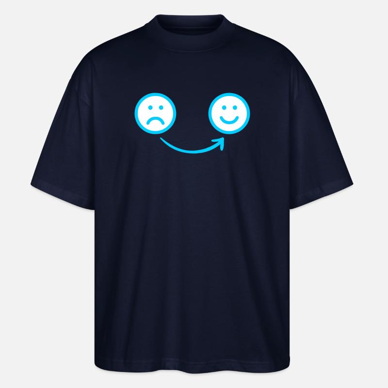 Smilie Colon - Stanley/Stella Oversized Unisex Bio T-Shirt Blaster 2.0 - Navy