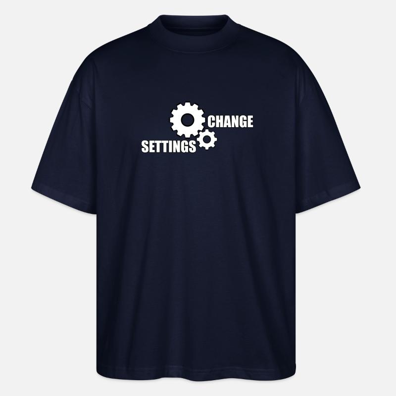 MODIFIER LES PARAMÈTRES - T-shirt bio Blaster 2.0 coupe oversize Stanley/Stella Unisexe - marine