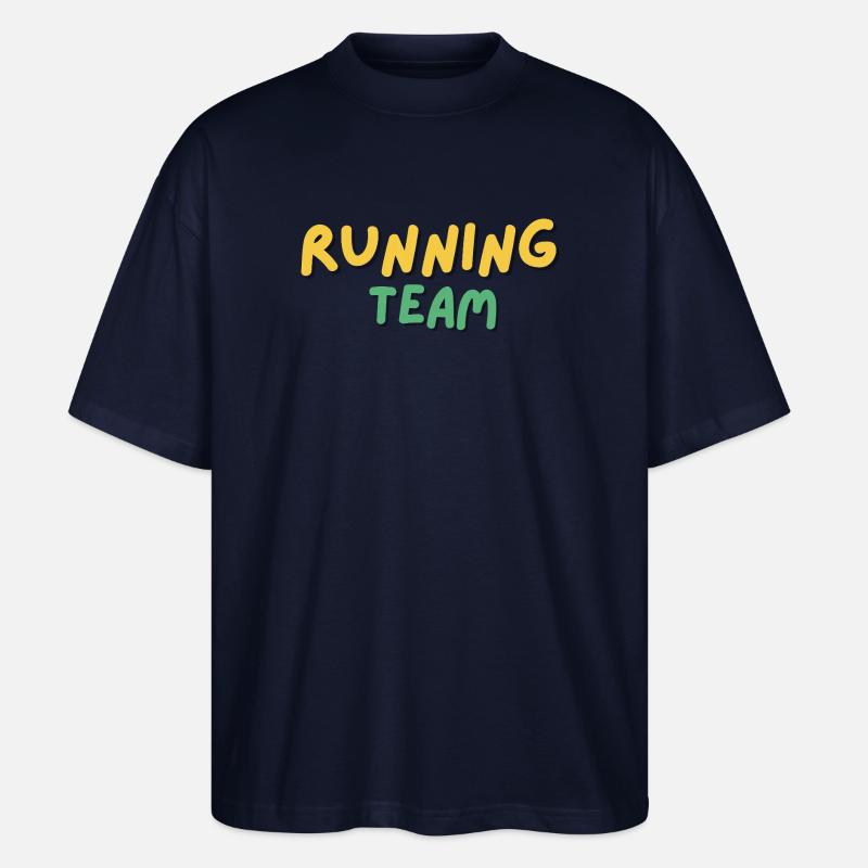 Équipe de course - T-shirt bio Blaster 2.0 coupe oversize Stanley/Stella Unisexe - marine