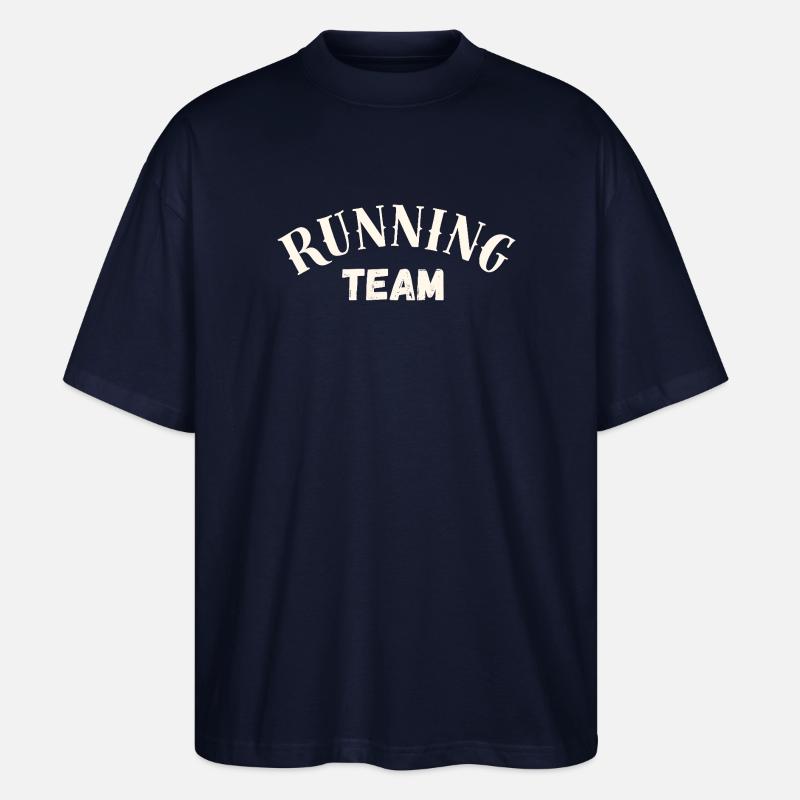 Équipe de course - T-shirt bio Blaster 2.0 coupe oversize Stanley/Stella Unisexe - marine