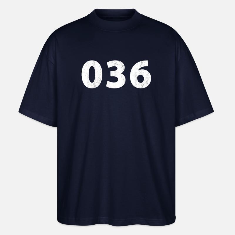 036 Almere Zeewolde - Stanley/Stella Oversized Unisex Bio T-Shirt Blaster 2.0 - Navy