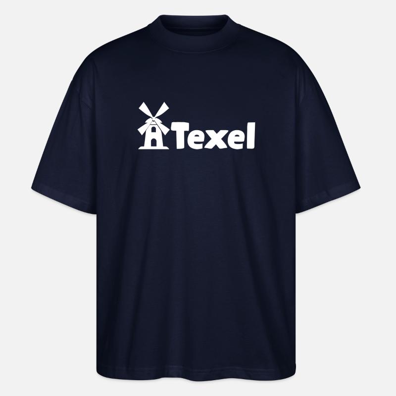 Texel Windmühle - Stanley/Stella Oversized Unisex Bio T-Shirt Blaster 2.0 - Navy