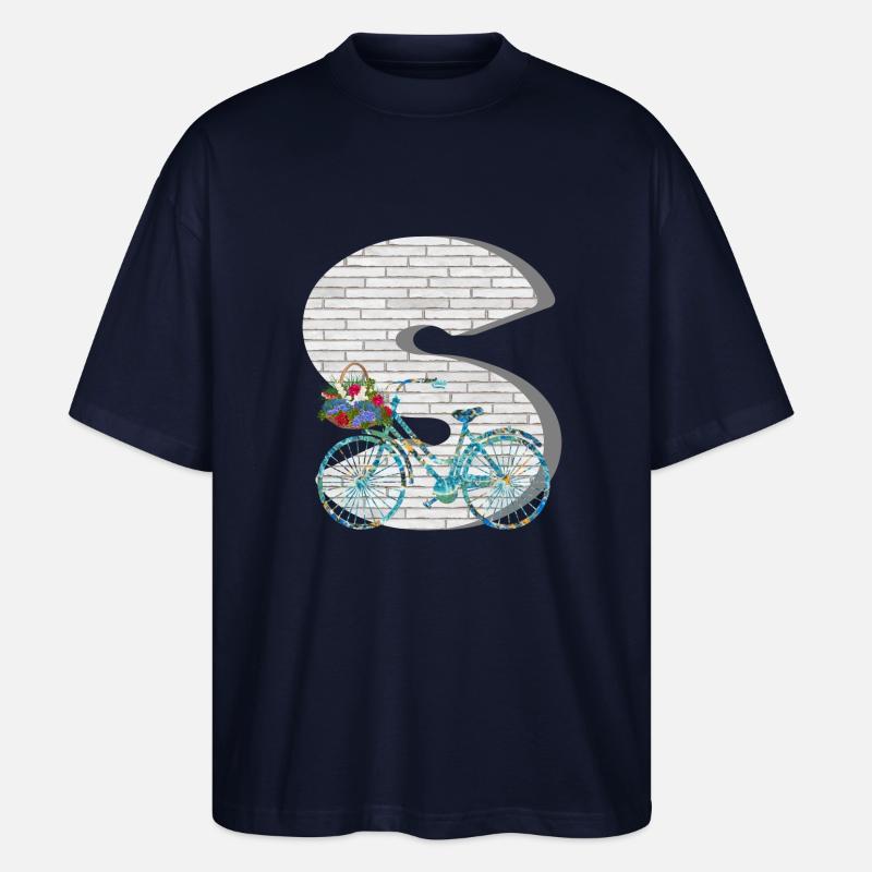 fahrrad e 100 s - Stanley/Stella Oversized Unisex Bio T-Shirt Blaster 2.0 - Navy