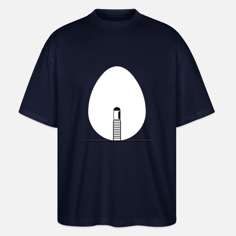 Ei Ei Ei - Stanley/Stella Oversized Unisex Bio T-Shirt Blaster 2.0 - Navy