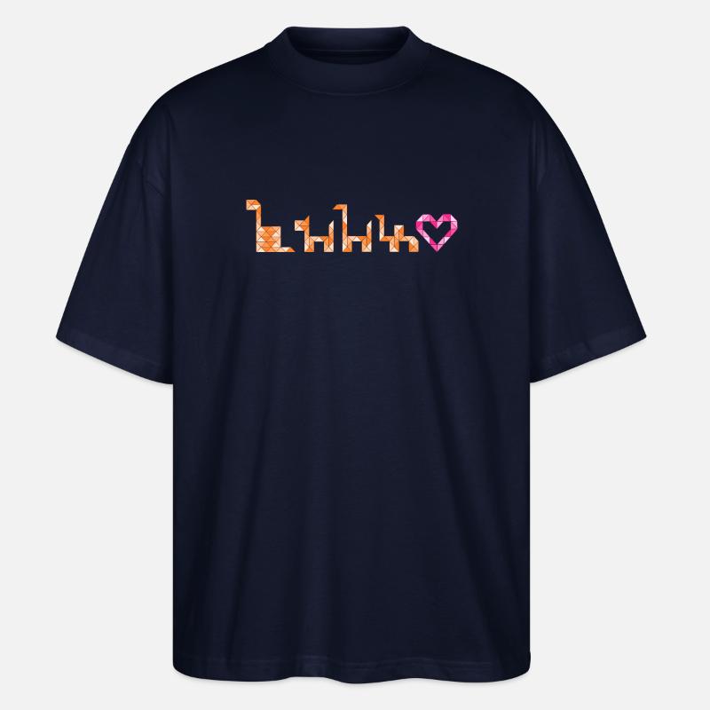 Triangle Creatures – From Snake to Camel - Stanley/Stella Oversized Unisex Bio T-Shirt Blaster 2.0 - Navy