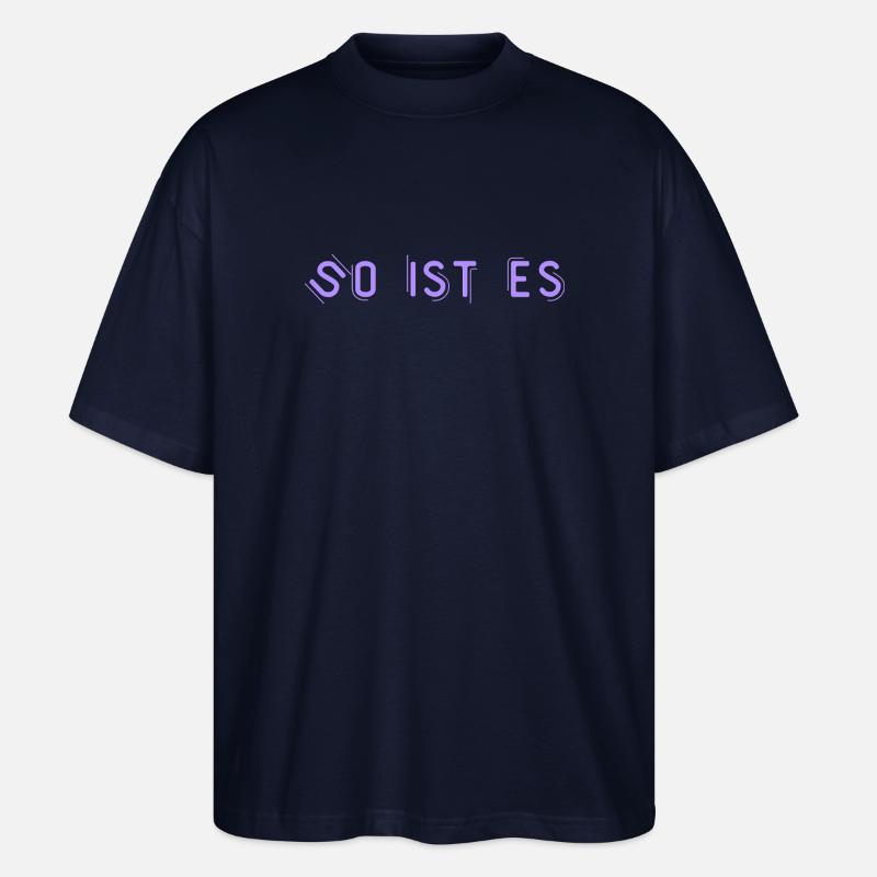 C’est juste - T-shirt bio Blaster 2.0 coupe oversize Stanley/Stella Unisexe - marine