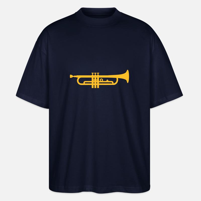 Trompete - Stanley/Stella Oversized Unisex Bio T-Shirt Blaster 2.0 - Navy