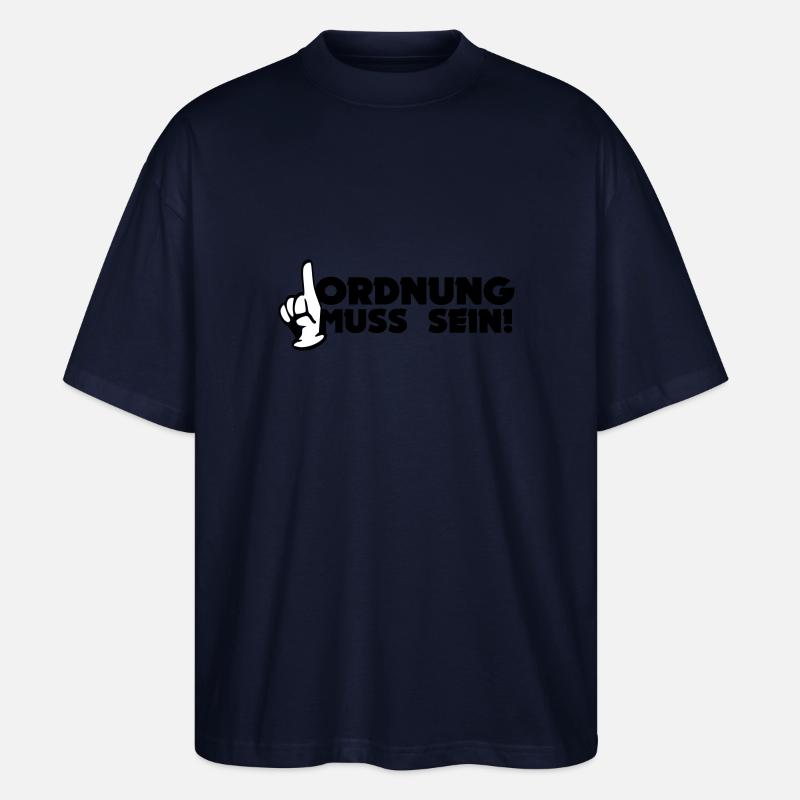 Ordnung Muss Sein! - Stanley/Stella Oversized Unisex Bio T-Shirt Blaster 2.0 - Navy