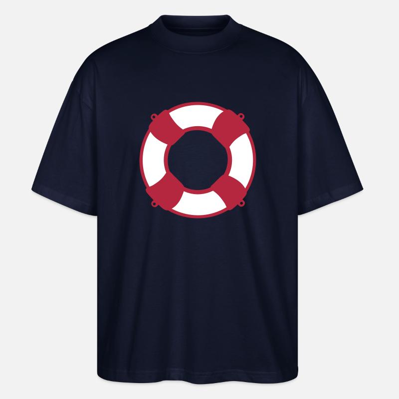 Rettungsring - Stanley/Stella Oversized Unisex Bio T-Shirt Blaster 2.0 - Navy