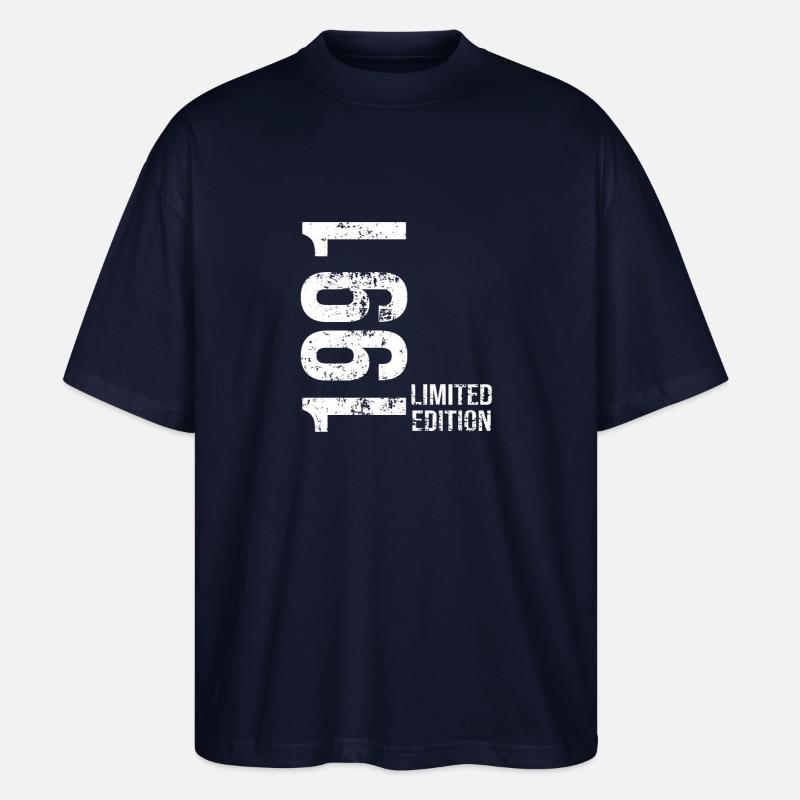 1991 Limitierte Auflage - Stanley/Stella Oversized Unisex Bio T-Shirt Blaster 2.0 - Navy