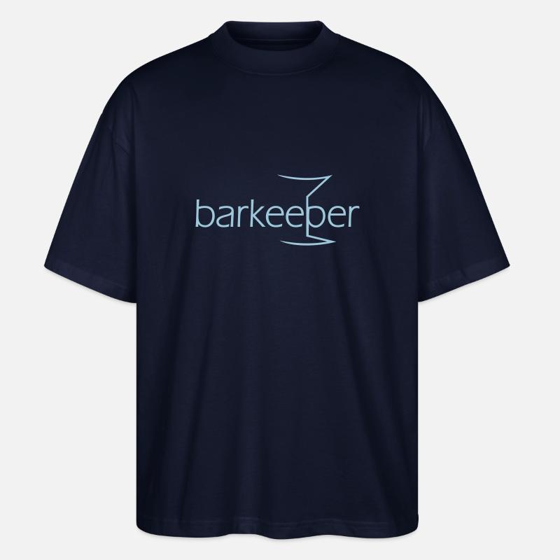 barkeeper (e, 1c) - Stanley/Stella Oversized Unisex Organic T-shirt Blaster 2.0 - navy