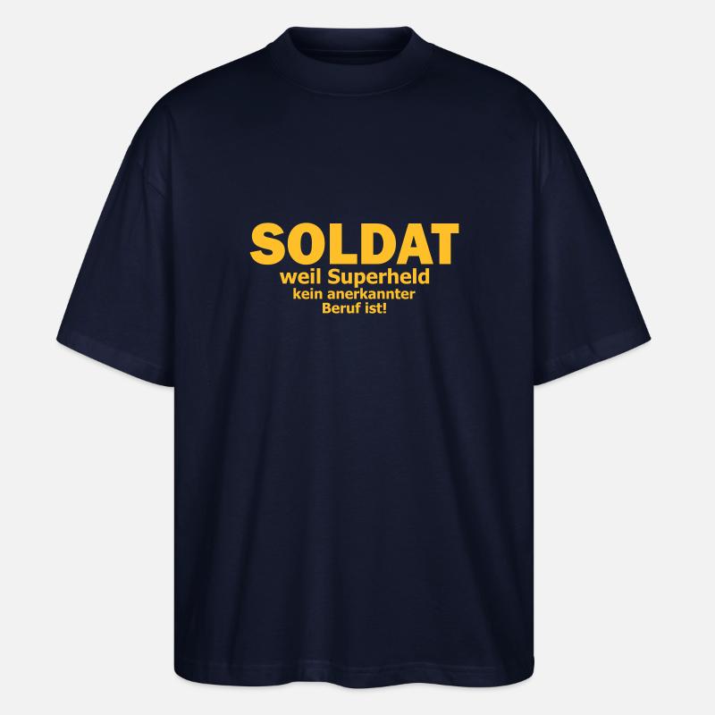 soldat - Stanley/Stella Oversized Unisex Bio T-Shirt Blaster 2.0 - Navy