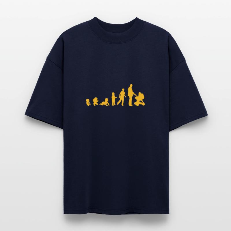 Evolution stroller dad dad stroller1 Stanley/Stella Oversized Unisex Organic T-shirt Blaster 2.0