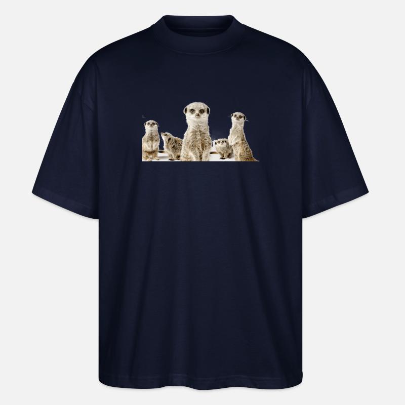 Erdhörnchen - Stanley/Stella Oversized Unisex Bio T-Shirt Blaster 2.0 - Navy