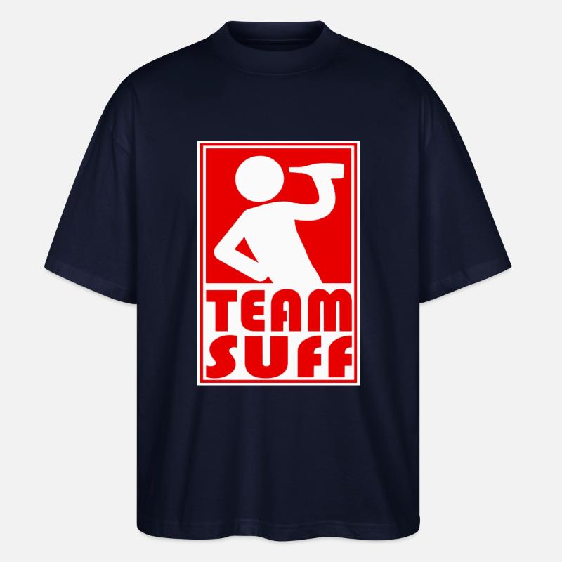 TEAM SUFF - Stanley/Stella Oversized Unisex Bio T-Shirt Blaster 2.0 - Navy