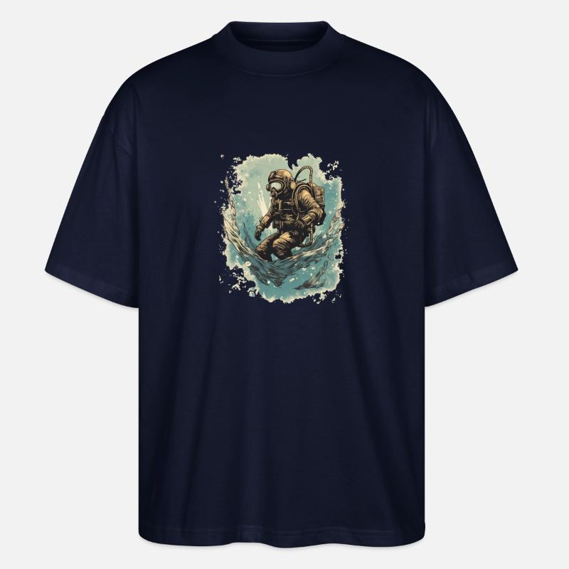 Taucher - Stanley/Stella Oversized Unisex Bio T-Shirt Blaster 2.0 - Navy