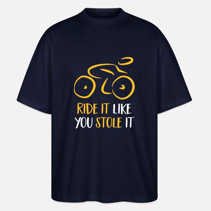 Fahrrad - Stanley/Stella Oversized Unisex Bio T-Shirt Blaster 2.0 - Navy