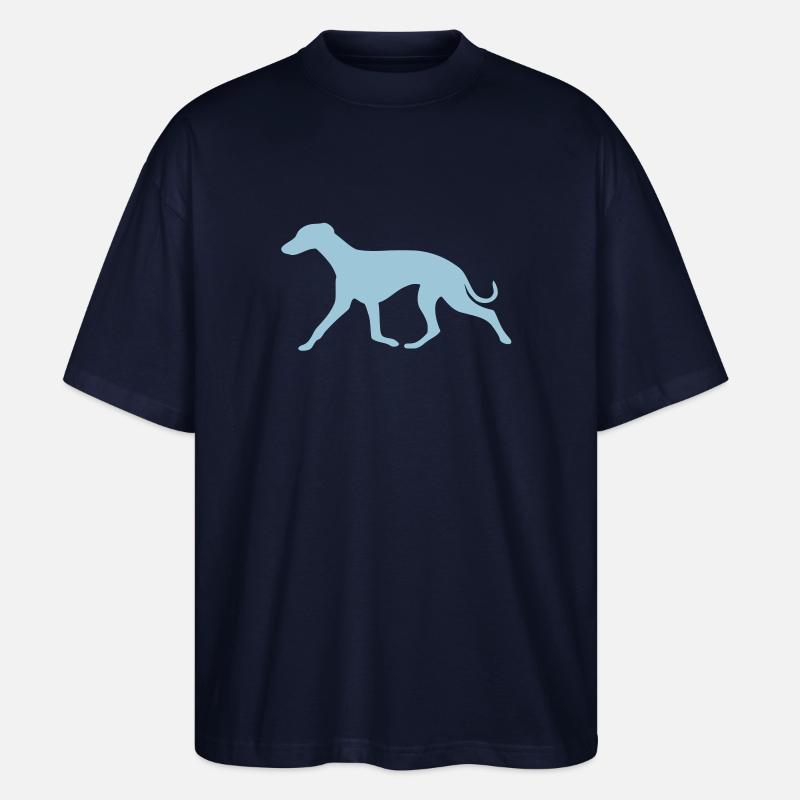 whippet2_cb - Stanley/Stella Oversized Unisex Bio T-Shirt Blaster 2.0 - Navy
