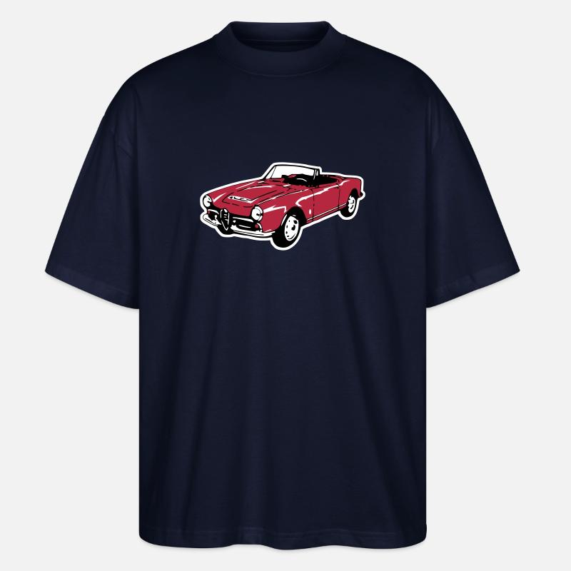 Oldtimer Cabrio (3 Col.) - Stanley/Stella Oversized Unisex Organic T-shirt Blaster 2.0 - navy