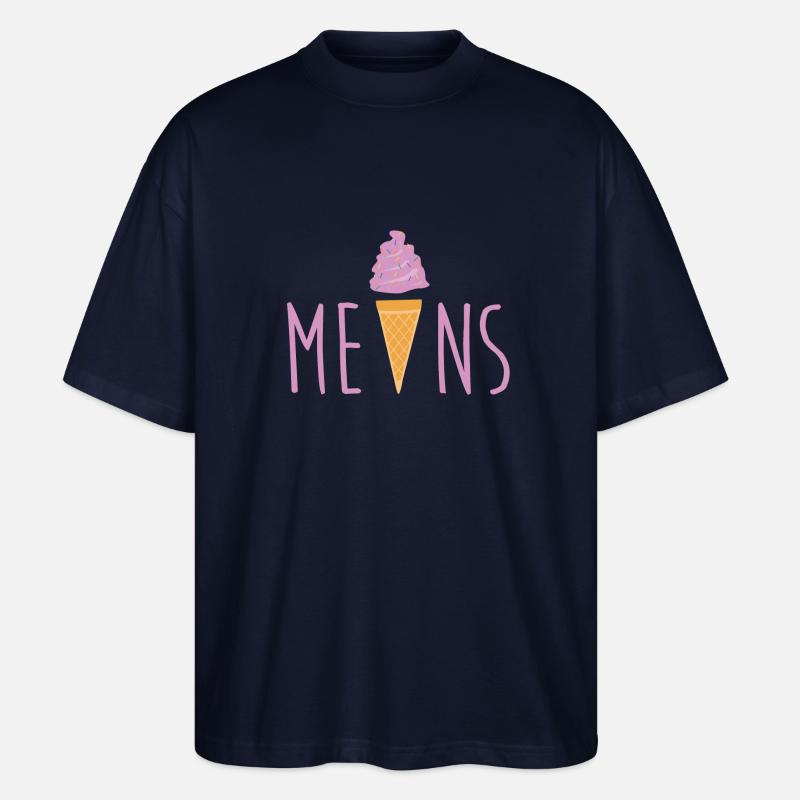 Eis Eis Baby. - Stanley/Stella Oversized Unisex Bio T-Shirt Blaster 2.0 - Navy
