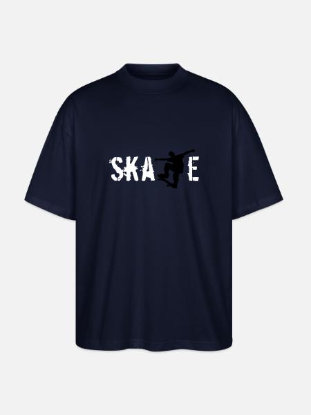 Skate - T-shirt bio Blaster 2.0 coupe oversize Stanley/Stella Unisexe - marine