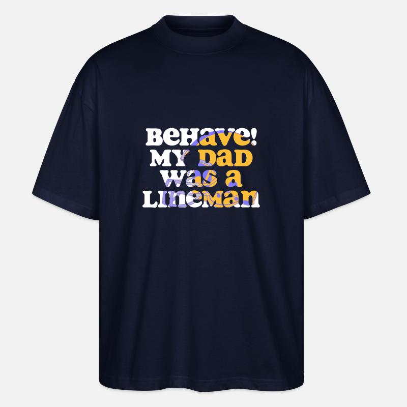 Behave! - Stanley/Stella Oversized Unisex Bio T-Shirt Blaster 2.0 - Navy