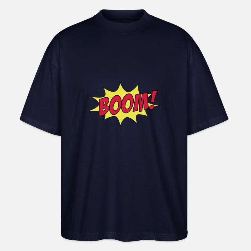 boom - T-shirt bio Blaster 2.0 coupe oversize Stanley/Stella Unisexe - marine
