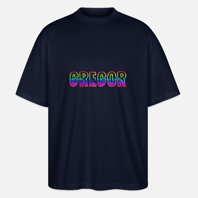 gregor rs regenbogen - Stanley/Stella Oversized Unisex Bio T-Shirt Blaster 2.0 - Navy