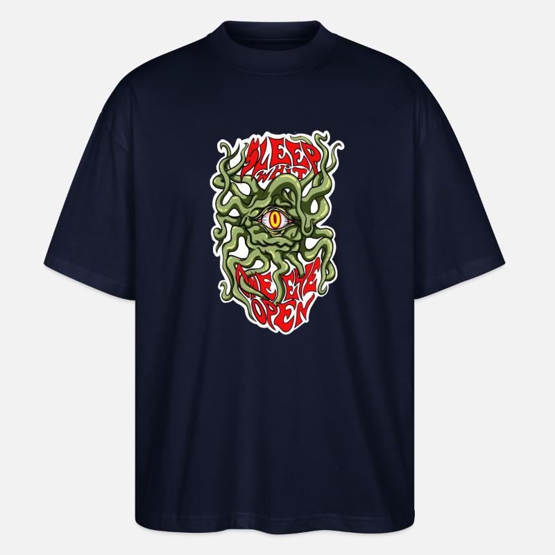 Schlafen - Stanley/Stella Oversized Unisex Bio T-Shirt Blaster 2.0 - Navy